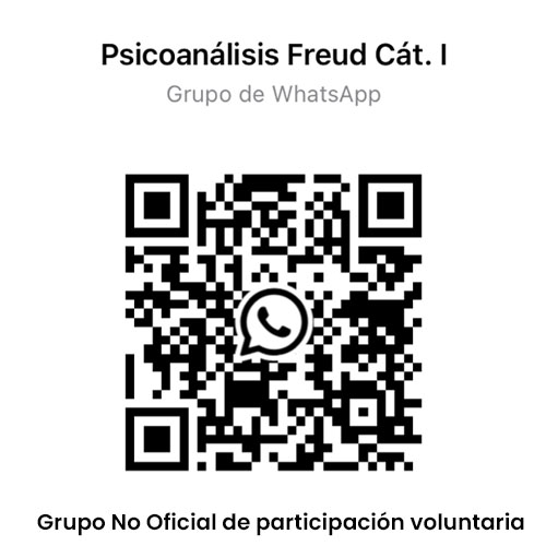 Grupo Whatsapp psicoanalisis freud cat I grupo de estudio