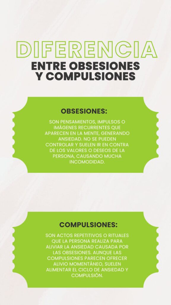 Diferencia obsesiones compulsiones